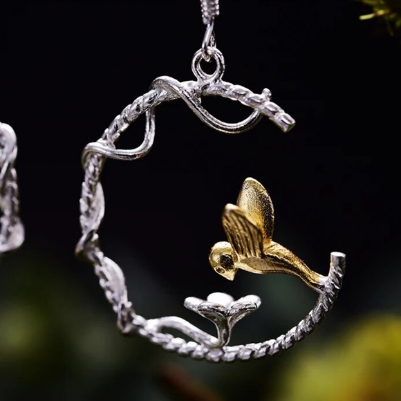 Artisan Handmade 925 Sterling Silver Songbird The Zephany Earrings - Picture 7 of 9